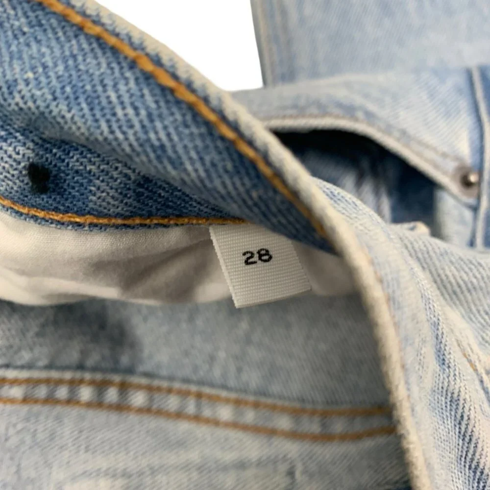 Frame Denim Rigid Re-Release Le Original Skinny Light-Wash Jeans Women's Size 28